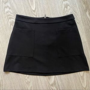 Black Mod Mini Skirt Urban Outfitters Sz L